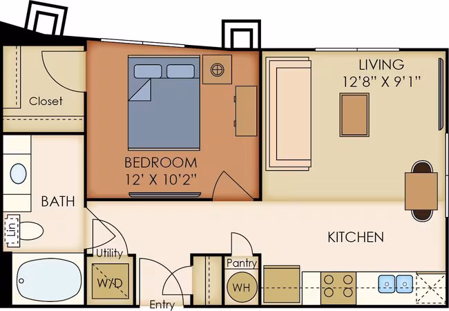 Unit 3404 3317 floor plan